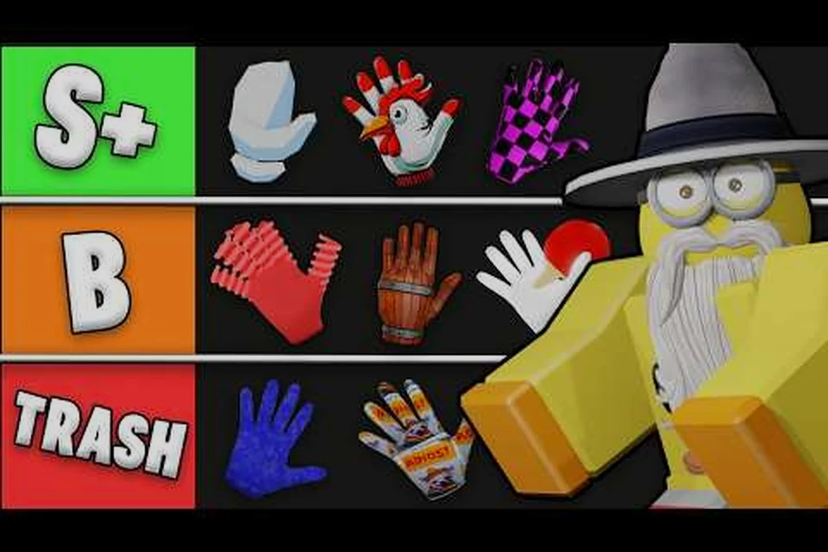 Slap Battles: Alle Handschuhe nach Eignung ranked